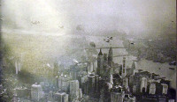 La scena del superbo arrivo a New York